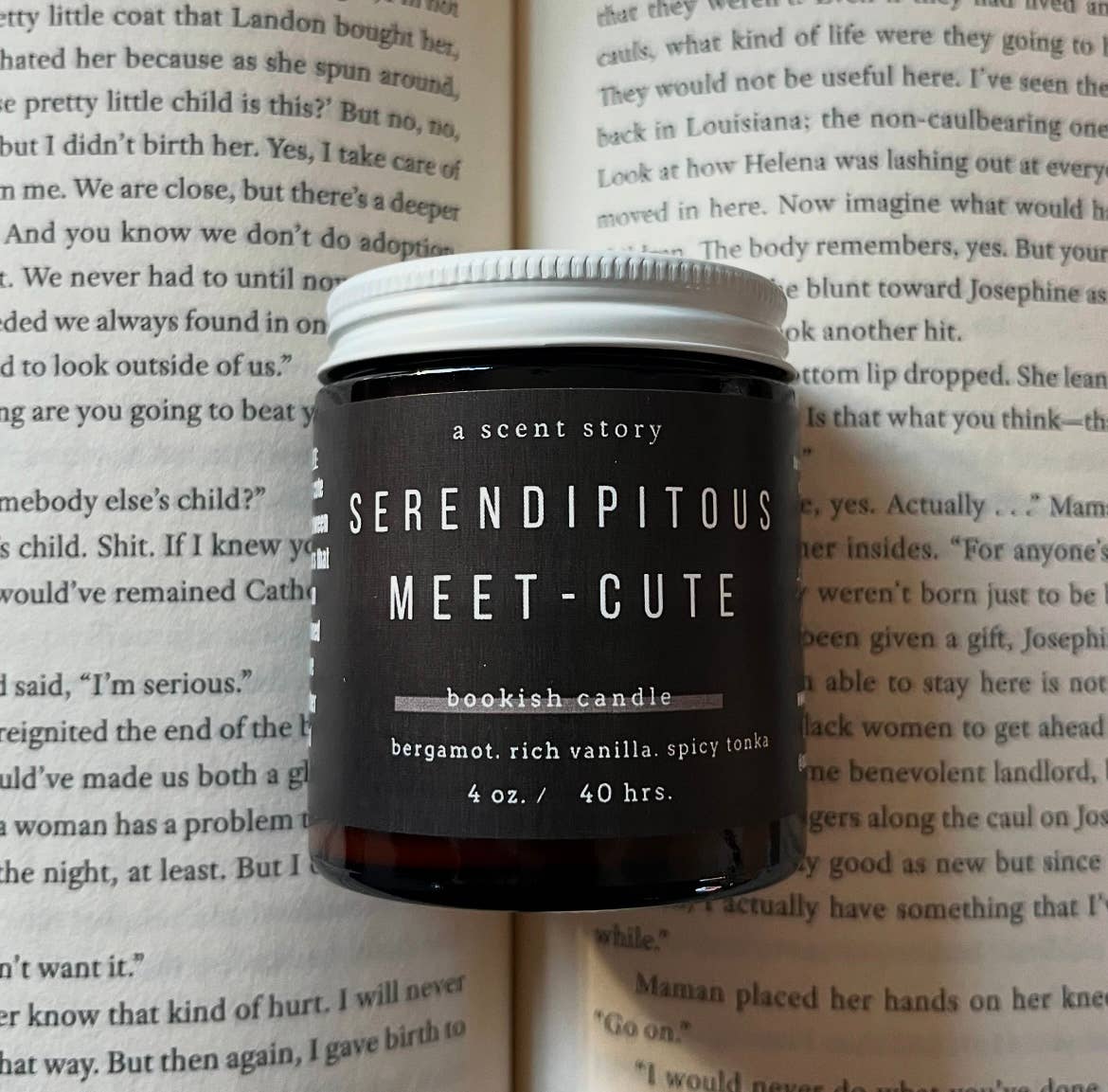 A Scent Story Candle Co - Serendipitous Meet - Cute | Bookish Candle | Soy Wax