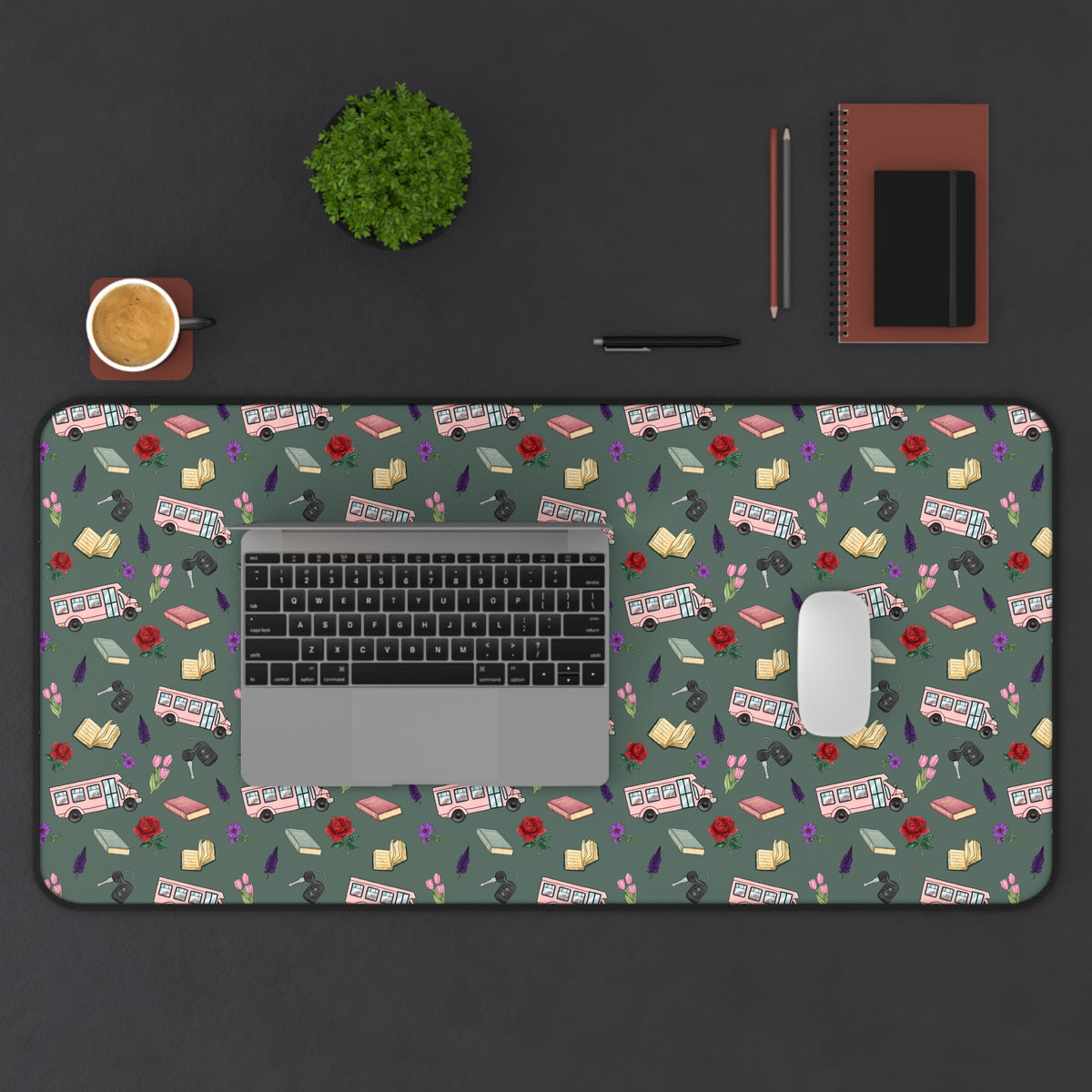 The Enchanted Bookmobile Doodle Desk Mat