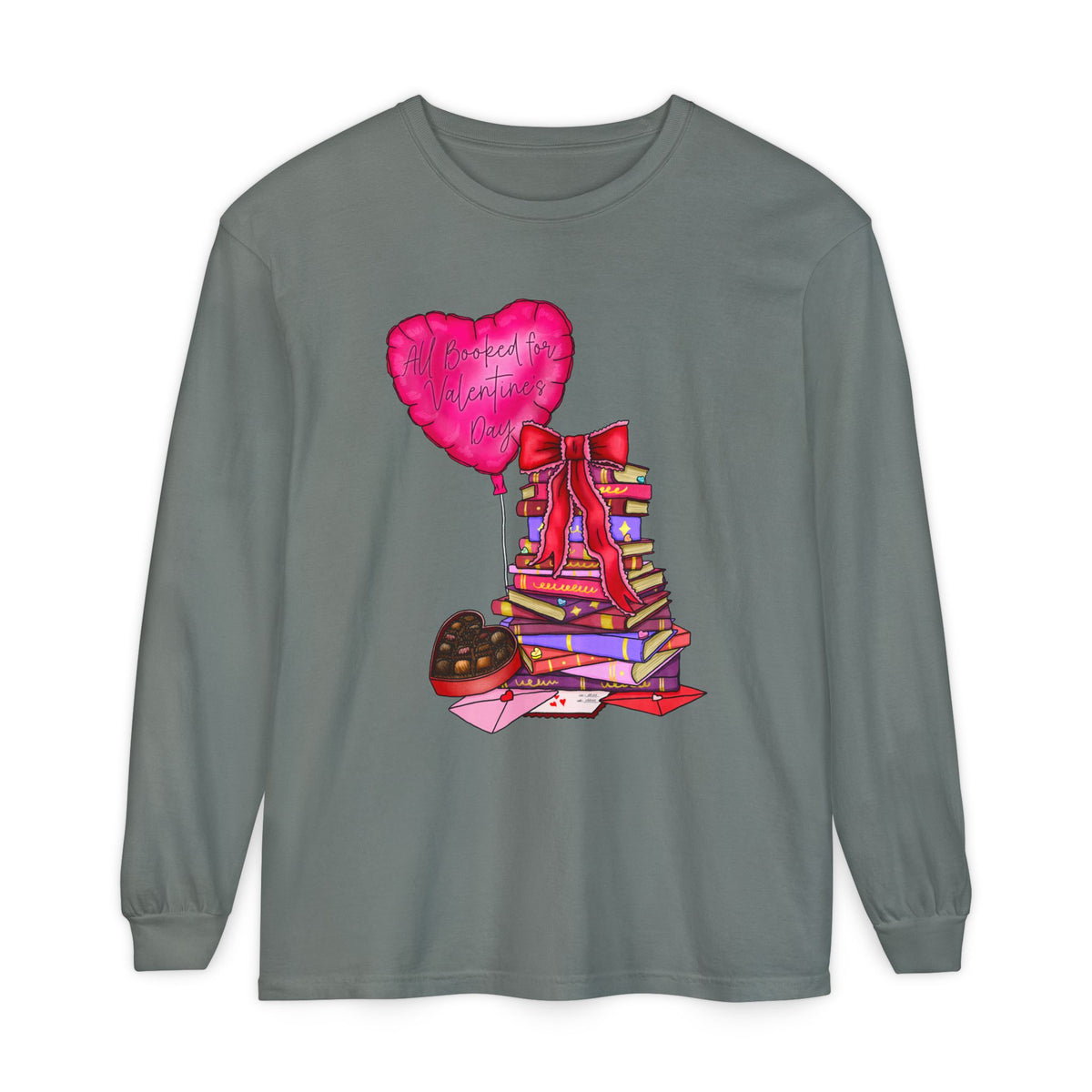 All Booked for Valentine's Long Sleeve Tee