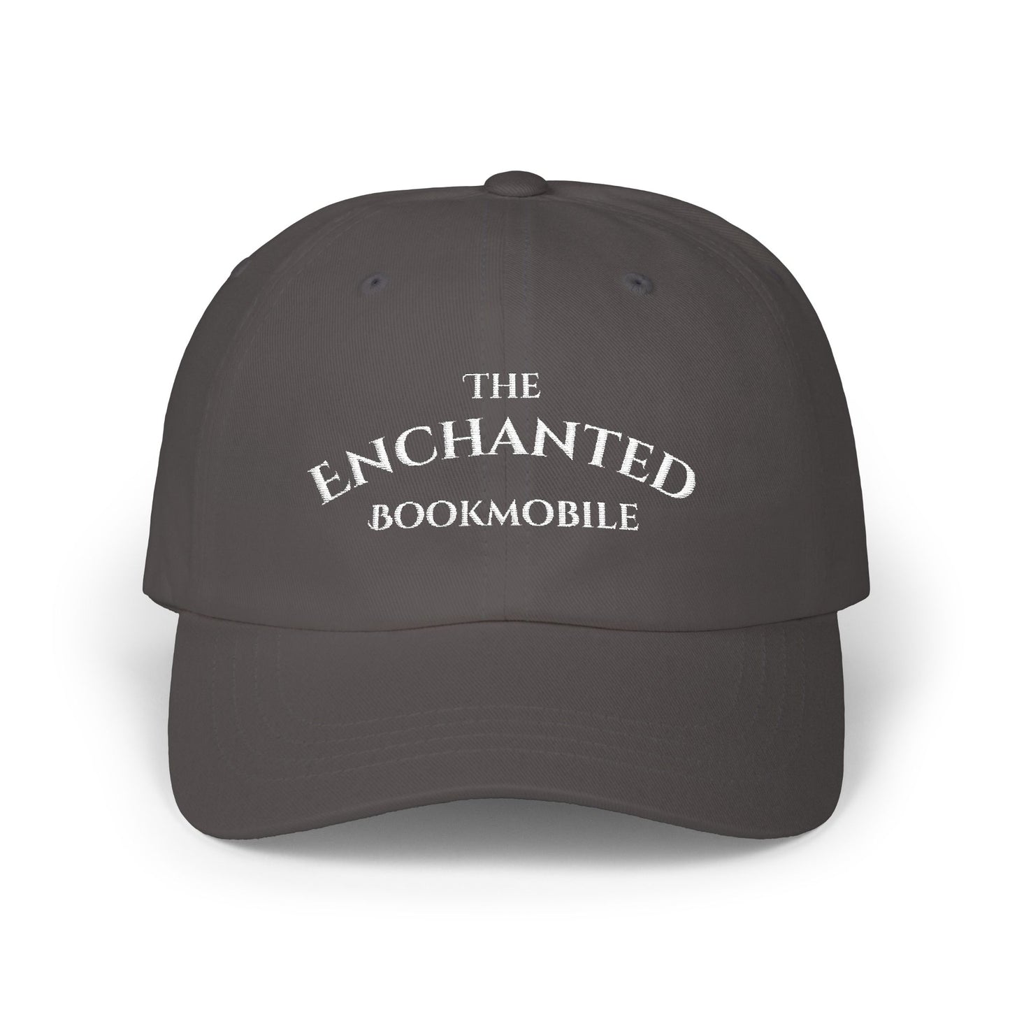 Enchanted Bookmobile Embroidered Cap (Black, Navy, Spruce)