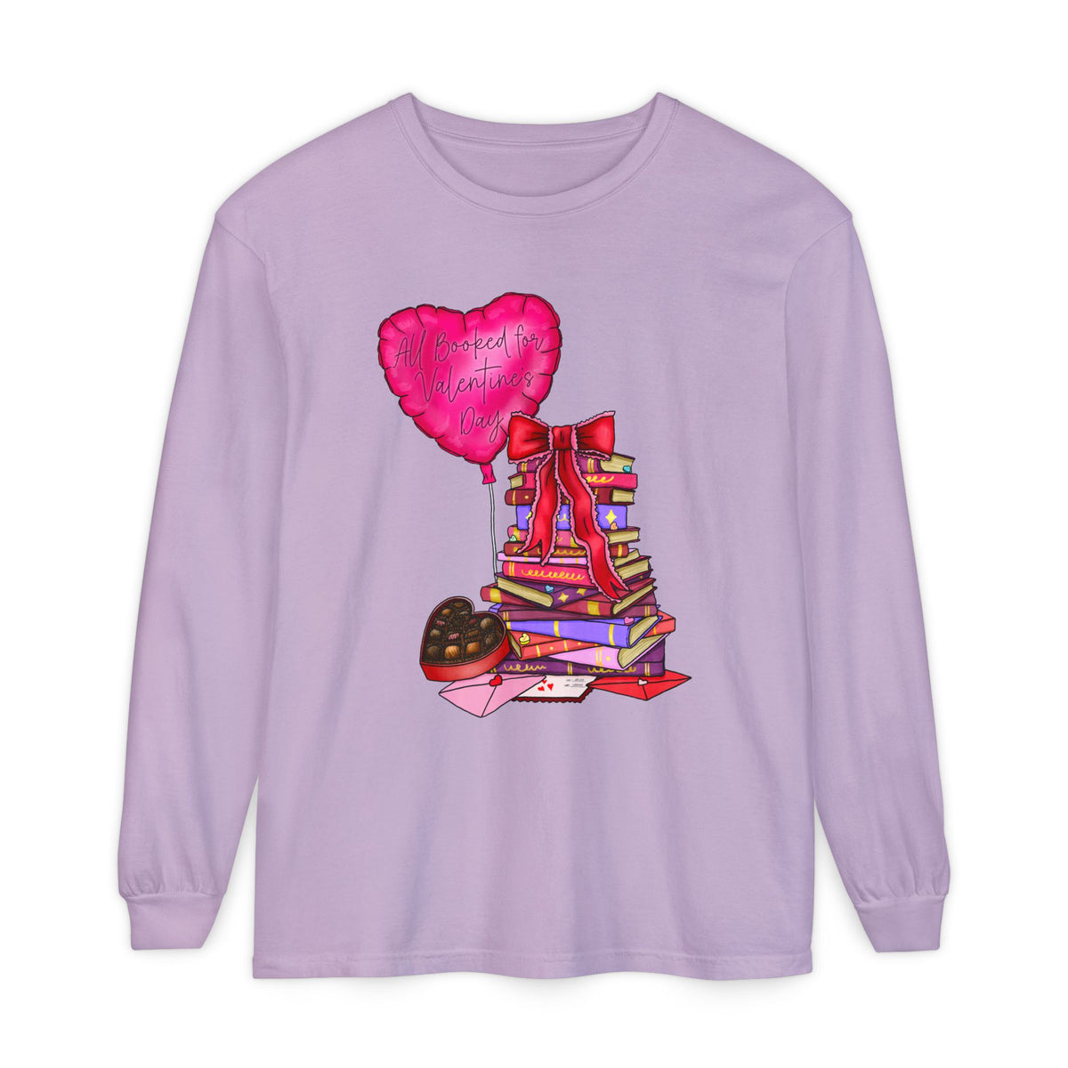 All Booked for Valentine's Long Sleeve Tee