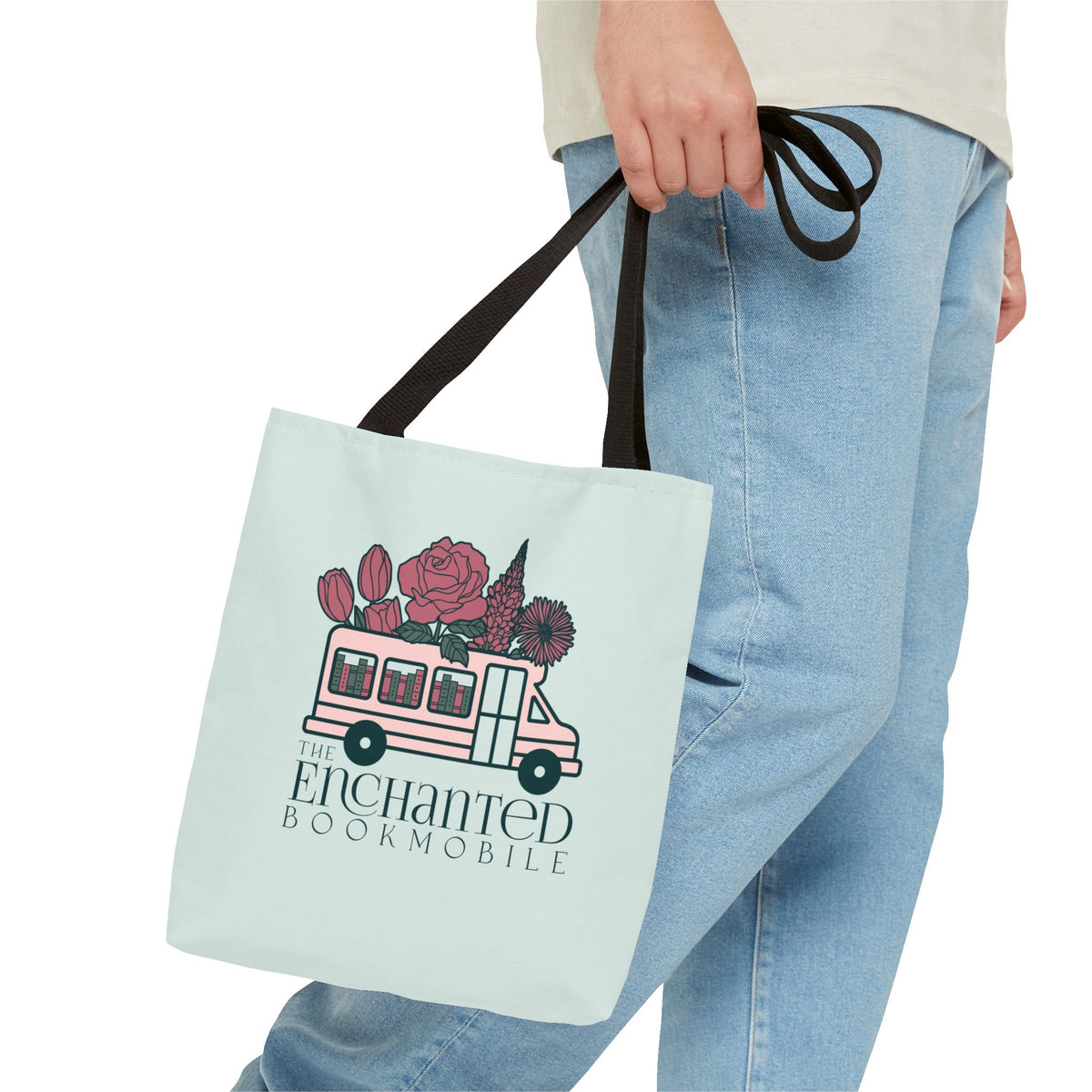 The Enchanted Bookmobile Logo Tote Bag