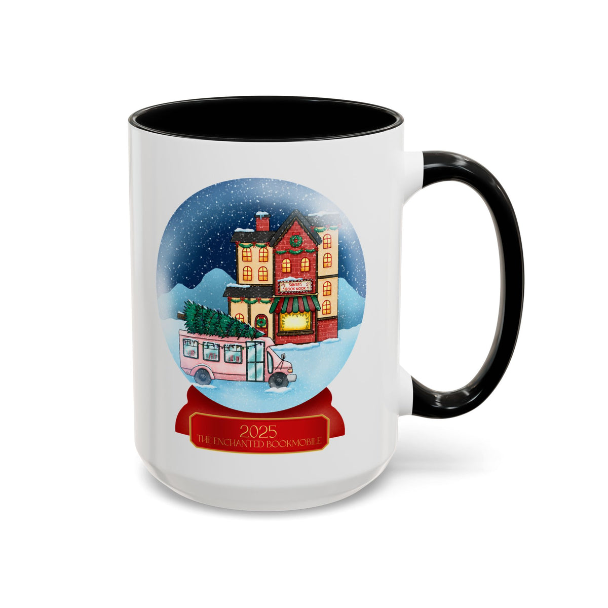 Holiday Snow Globe Coffee Mug — 2025