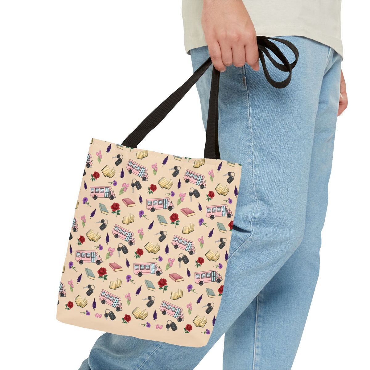 The Enchanted Bookmobile Doodle Tote Bag