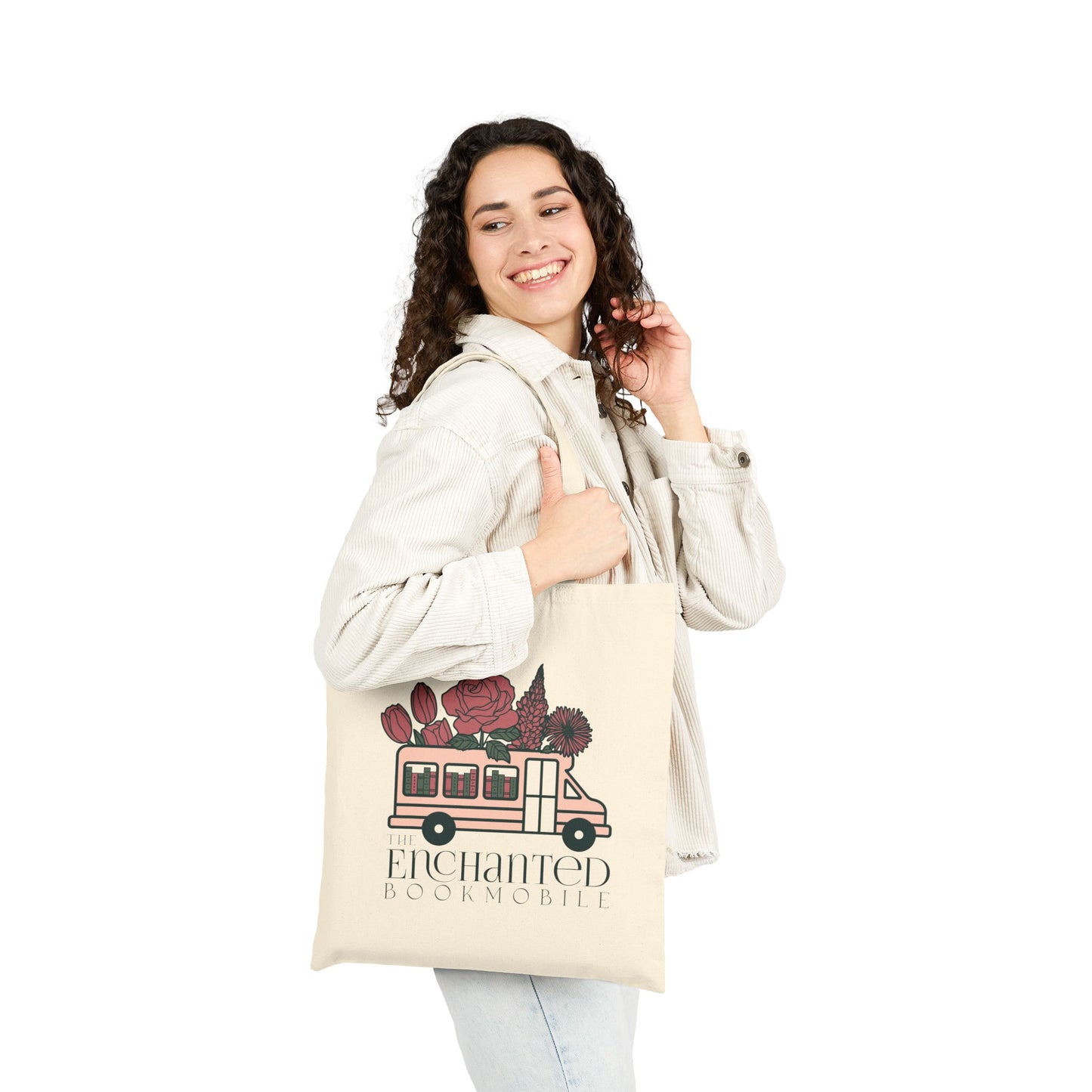 *NEW* The Enchanted Bookmobile Cotton Canvas Tote Bag