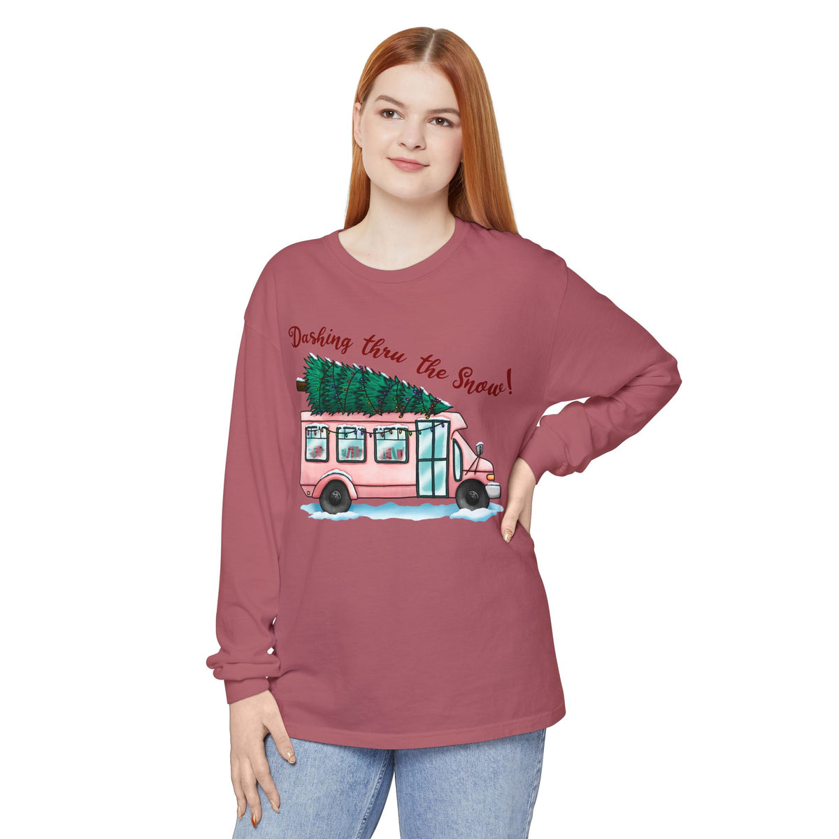 Dashing Thru the Snow Long Sleeve Tee
