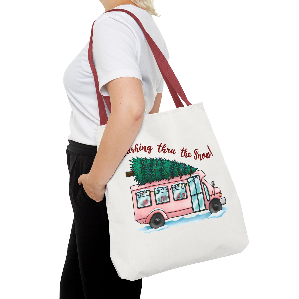 Dashing Through the Snow Tote Bag