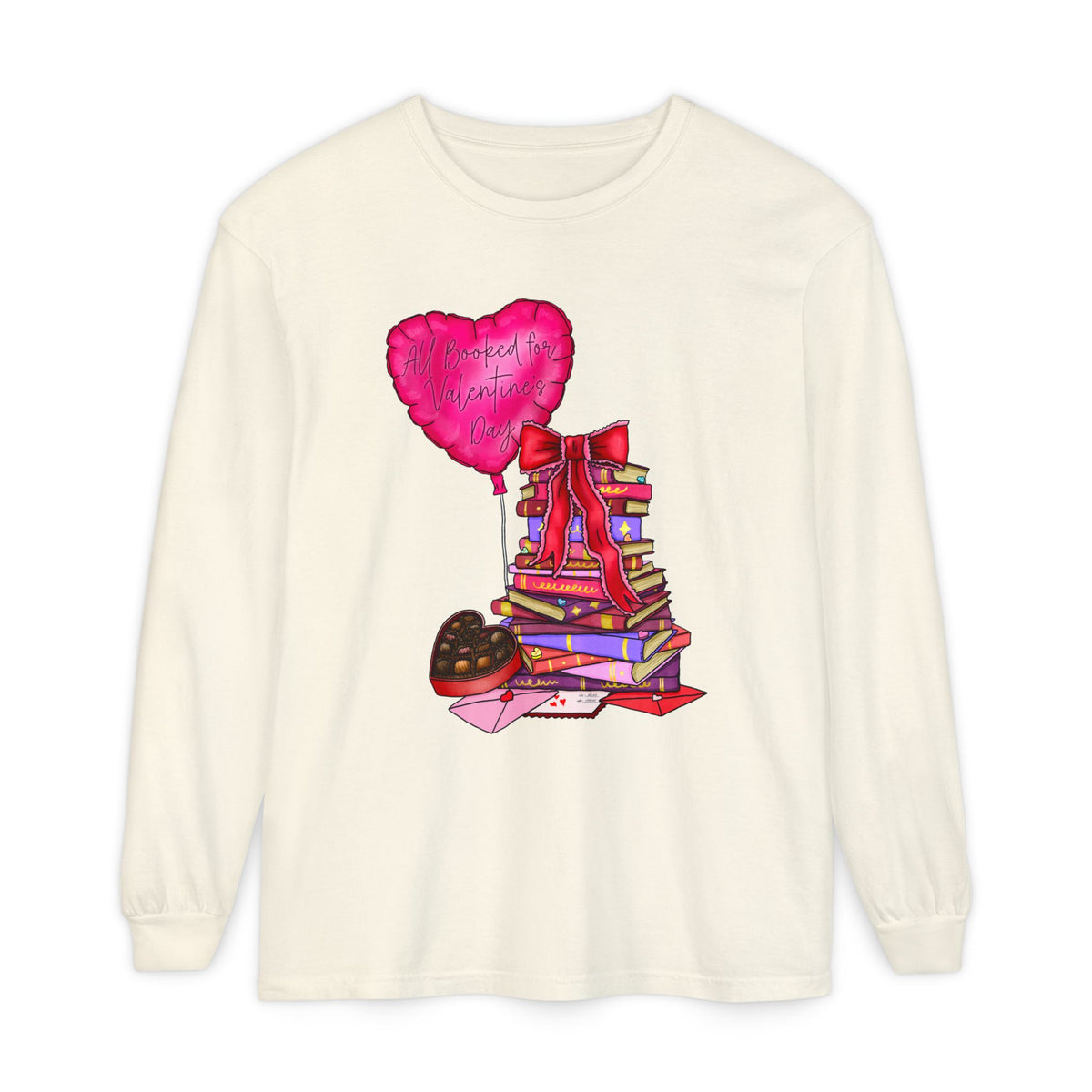 All Booked for Valentine's Long Sleeve Tee