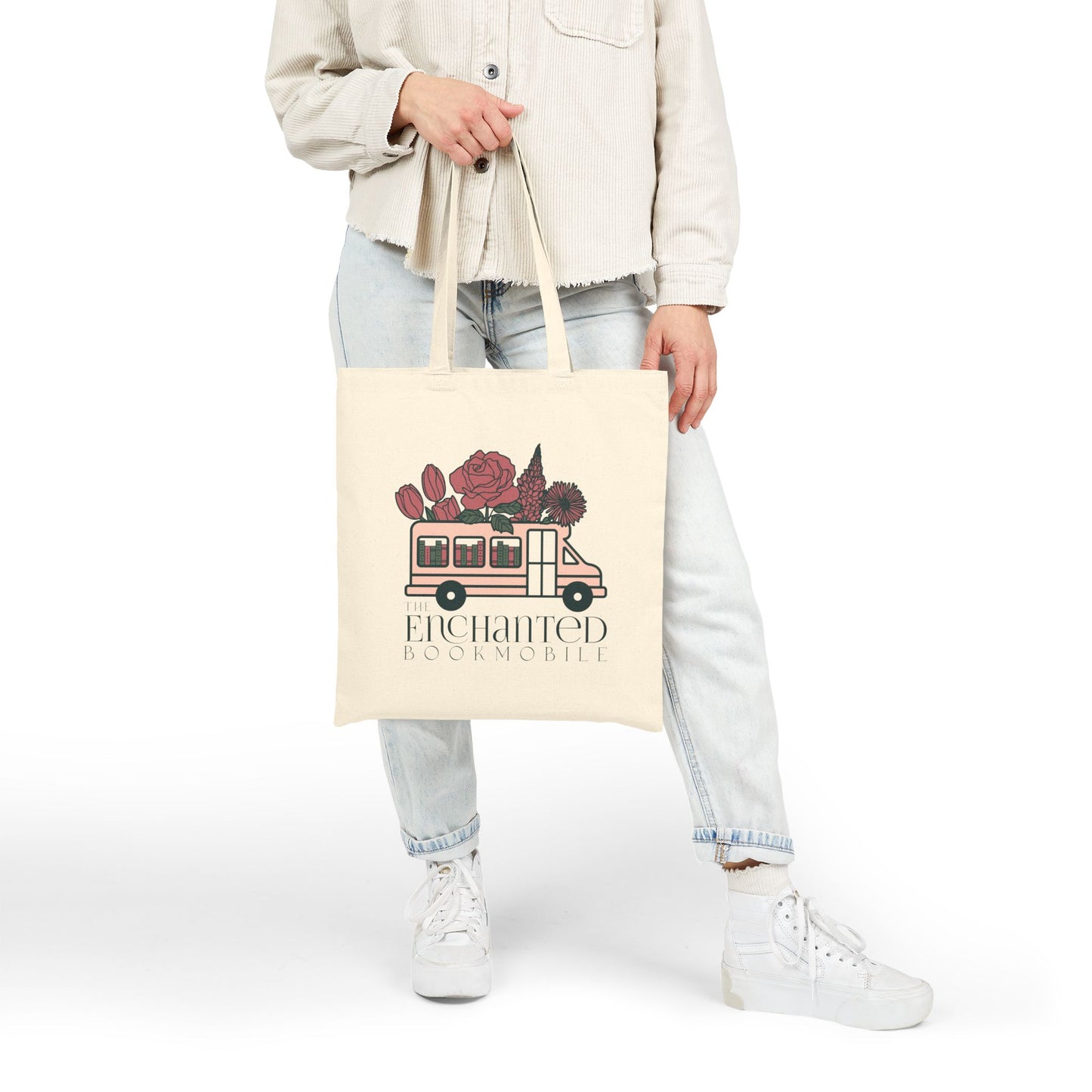 *NEW* The Enchanted Bookmobile Cotton Canvas Tote Bag