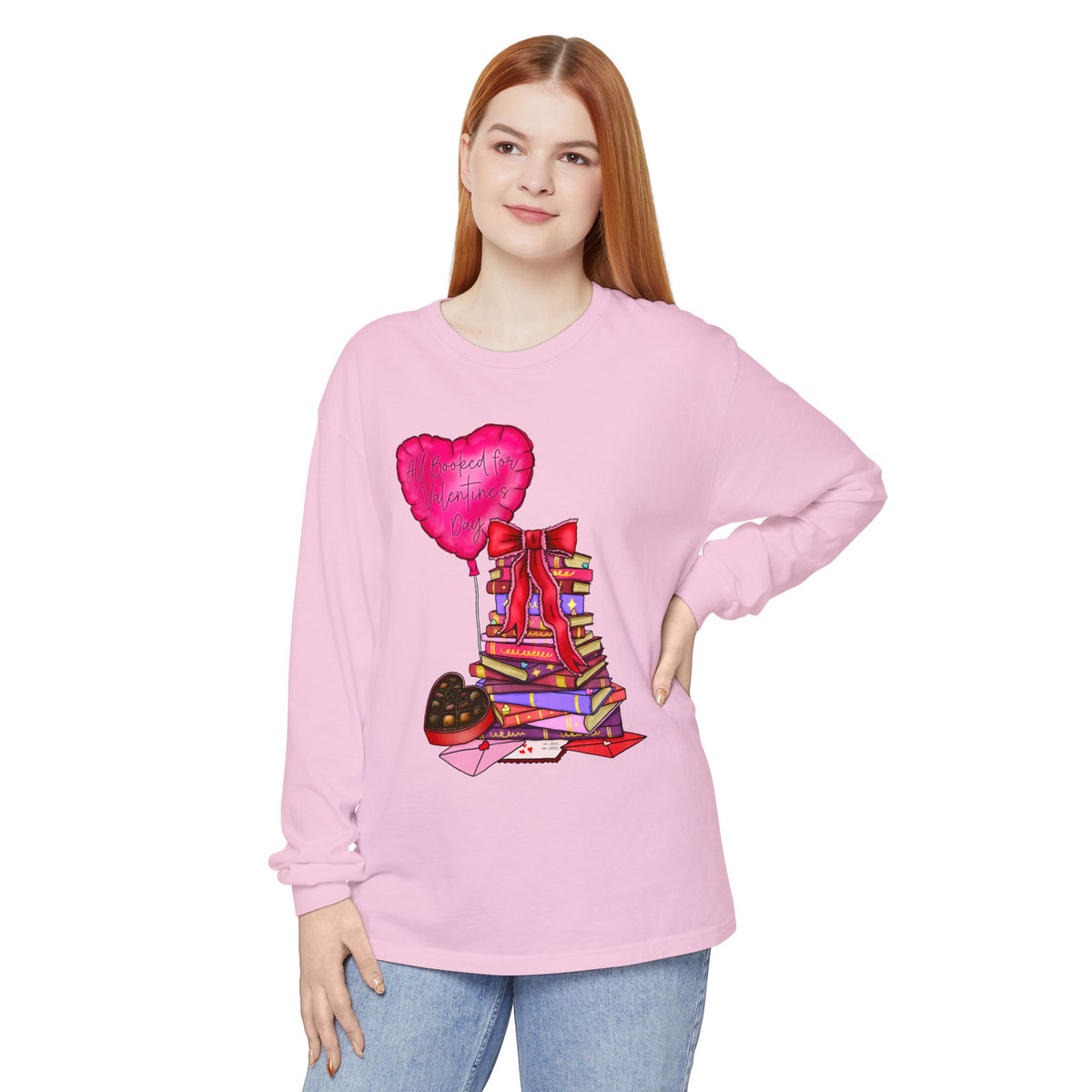 All Booked for Valentine's Long Sleeve Tee