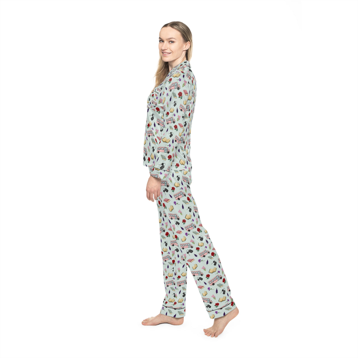 TEB Women's Satin Pajama Set