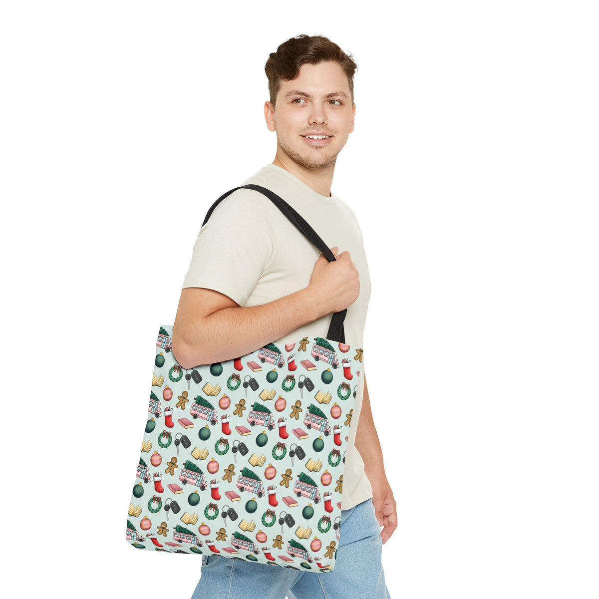 TEB Christmas Doodle Tote Bag