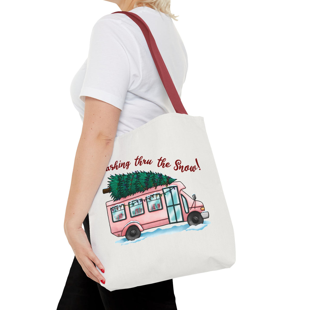 Dashing Through the Snow Tote Bag