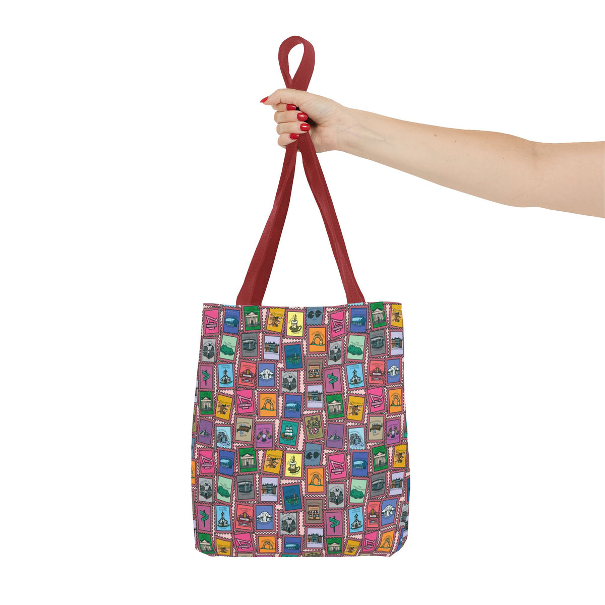 TEB Stamp Pattern Tote Bag