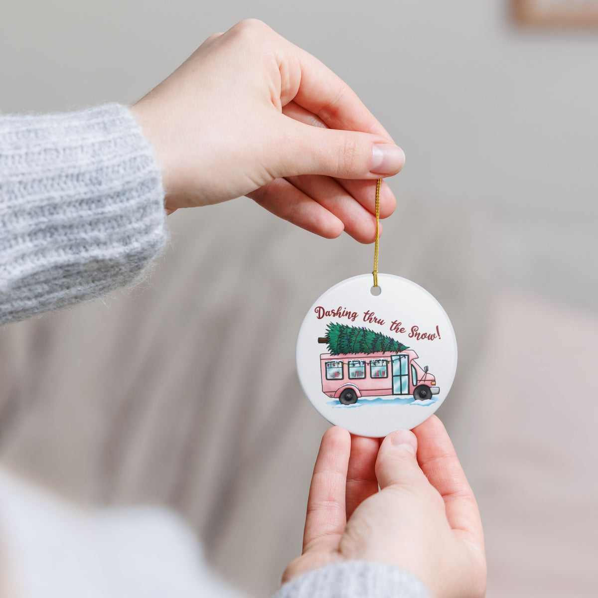 Dashing Thru the Snow Ornament