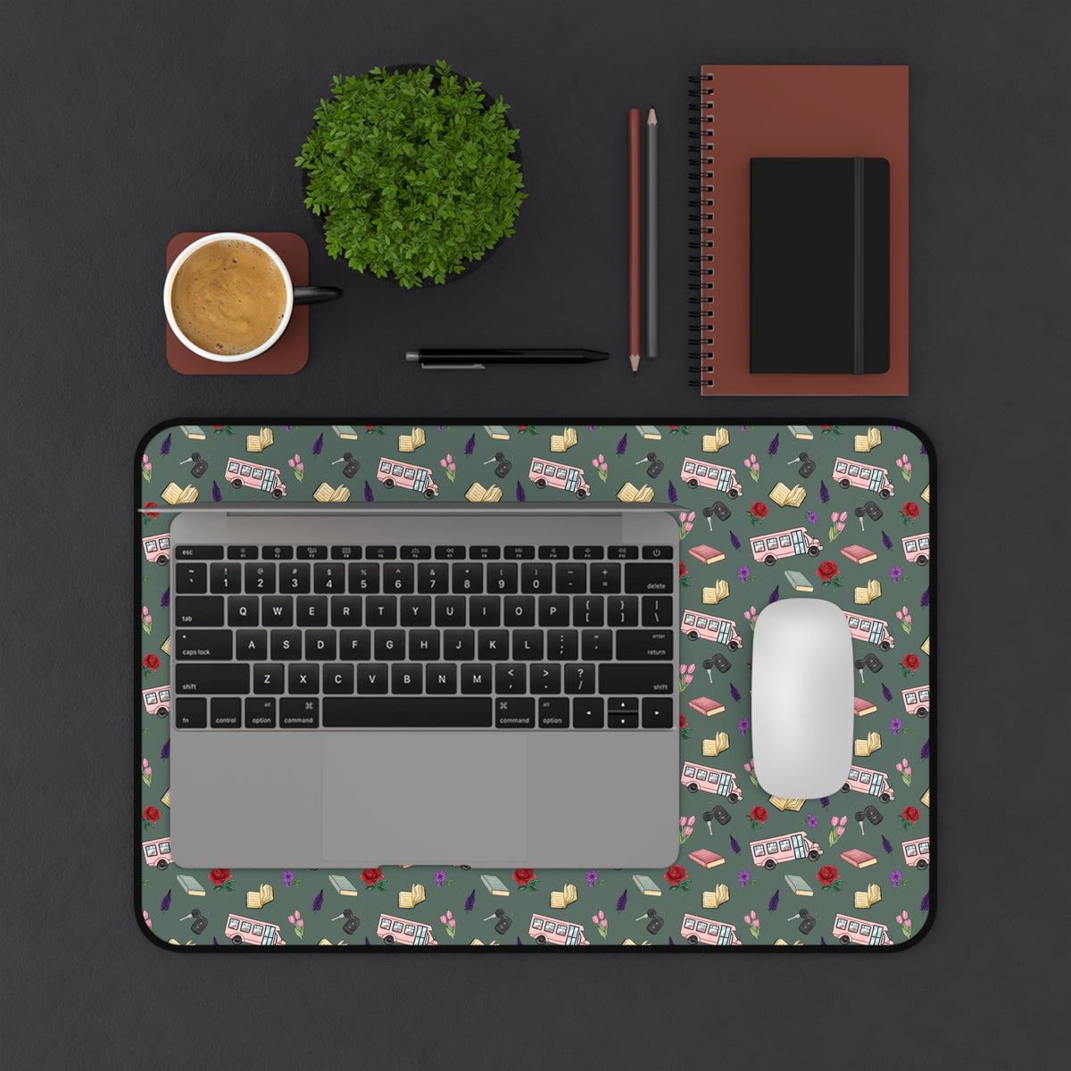 The Enchanted Bookmobile Doodle Desk Mat