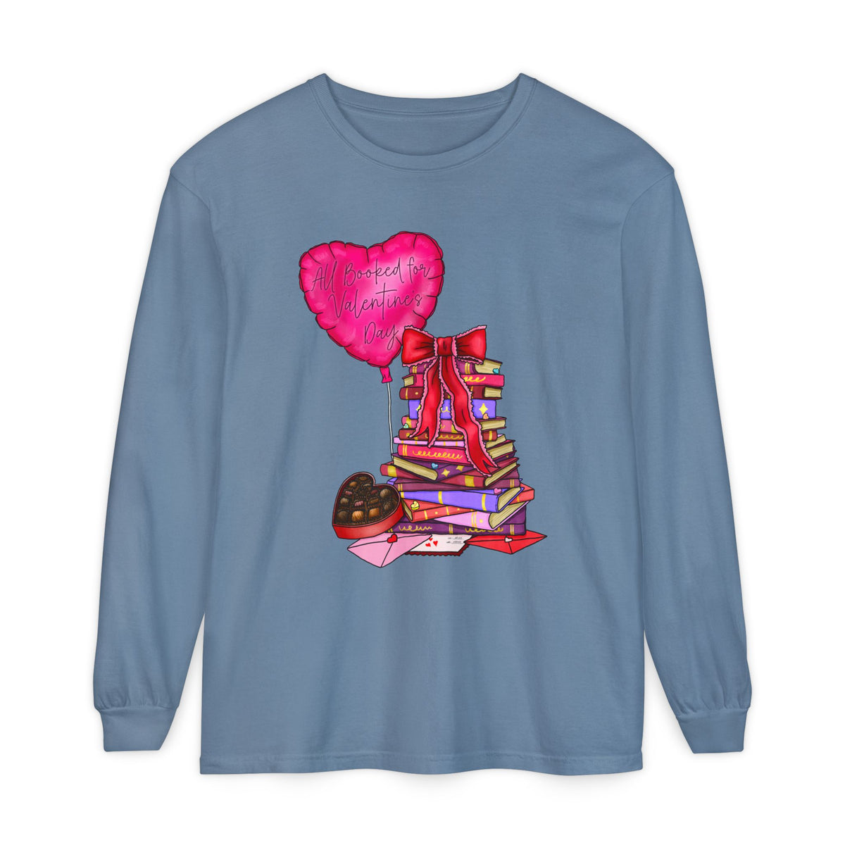 All Booked for Valentine's Long Sleeve Tee