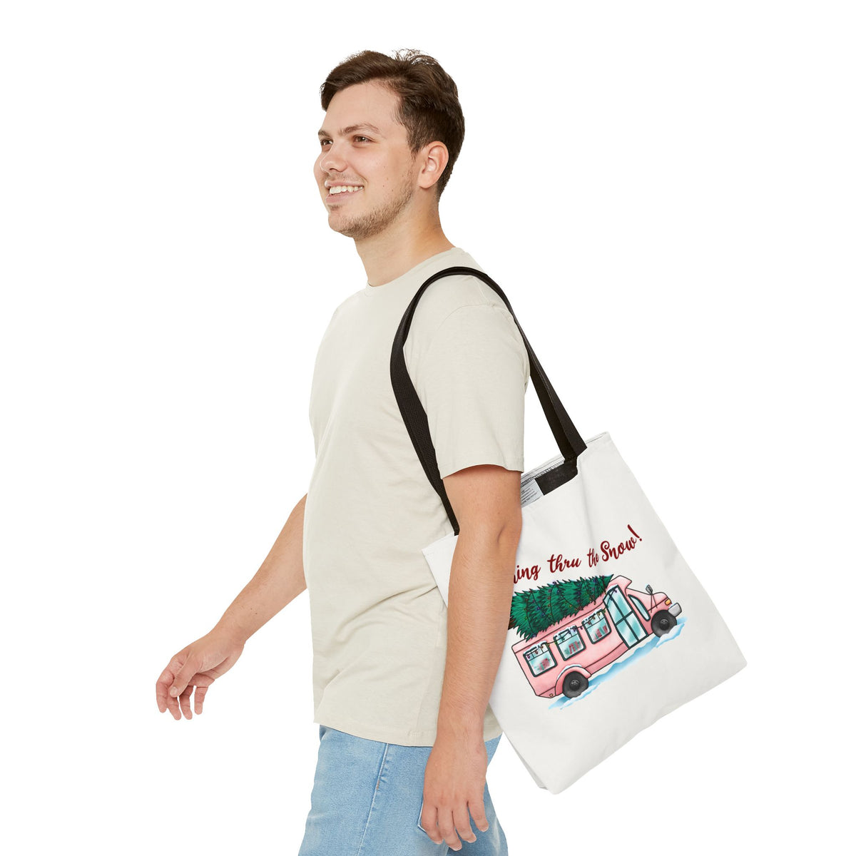 Dashing Through the Snow Tote Bag