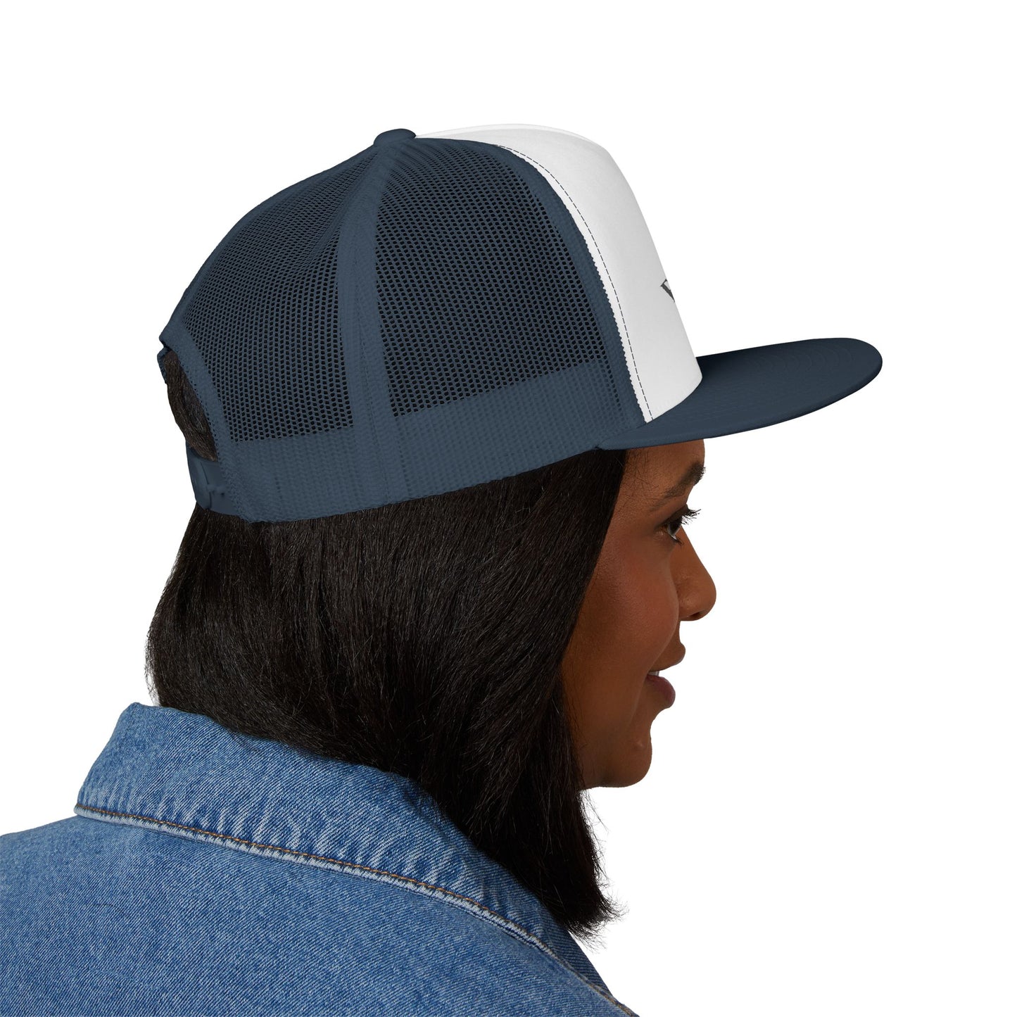 Enchanted Bookmobile Trucker Cap (Black Embroidery)