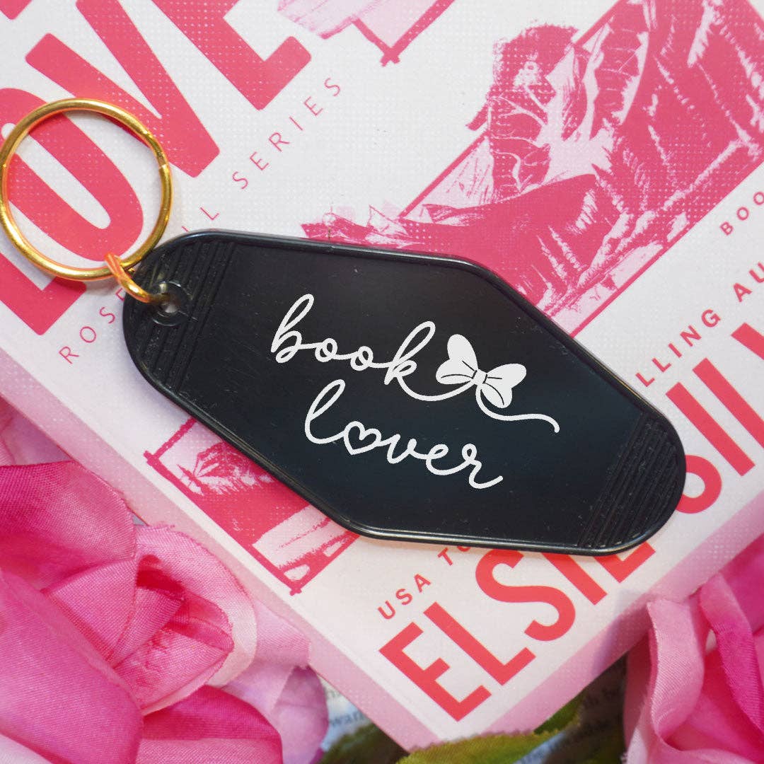 The Swoon Room - Book Lover Retro Motel Keychain