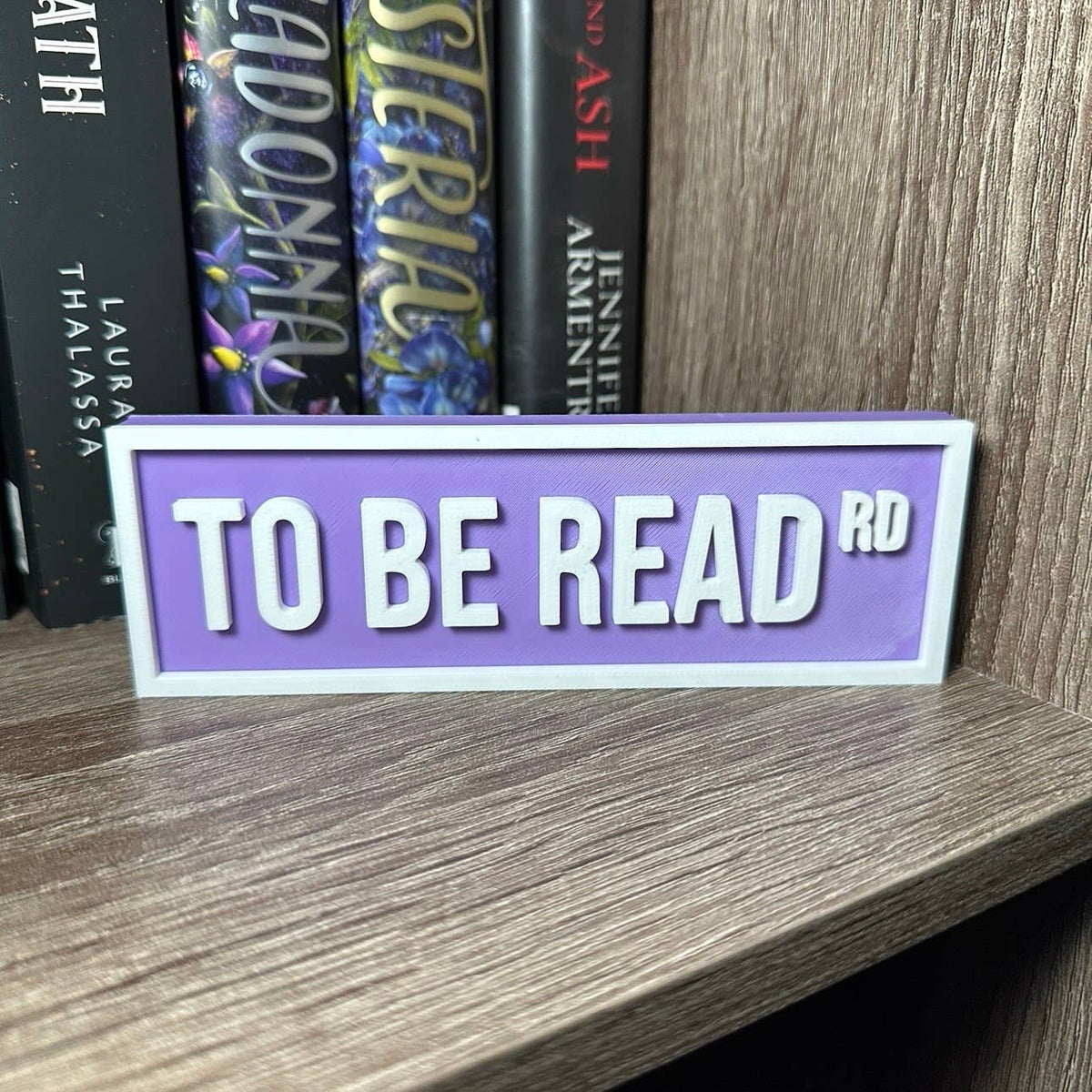 To Be Read Street Sign | Bookshelf Decor