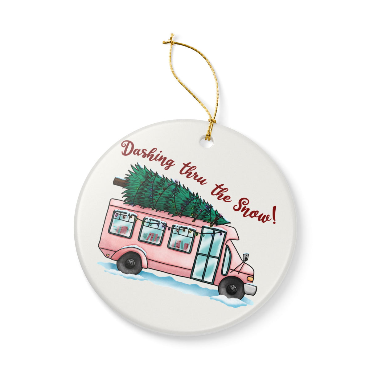 Dashing Thru the Snow Ornament