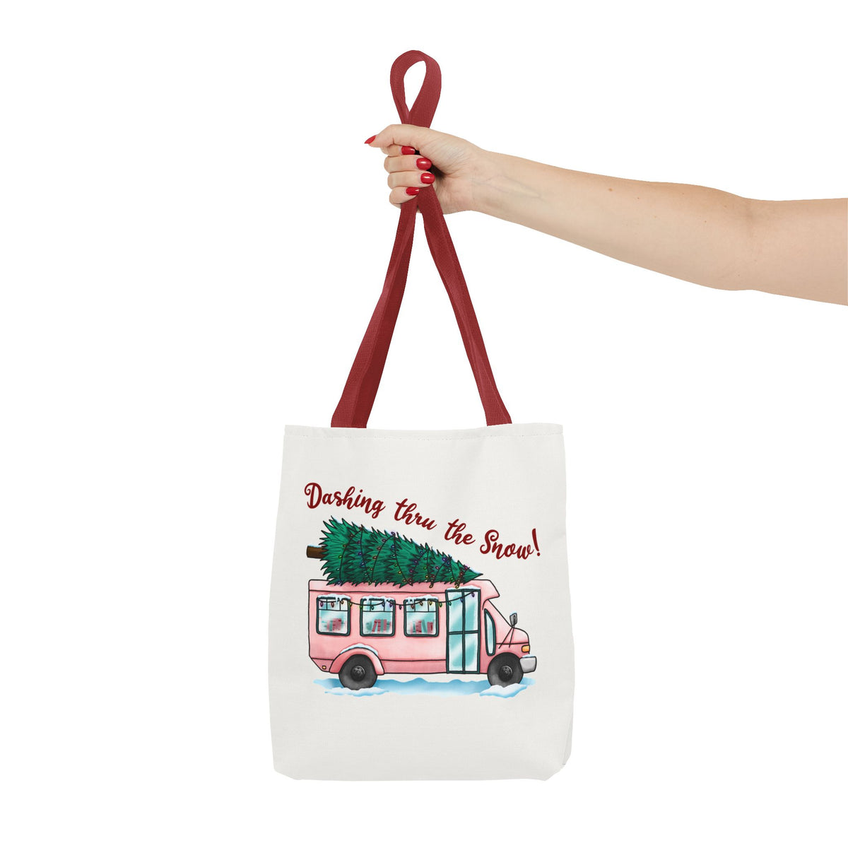 Dashing Through the Snow Tote Bag