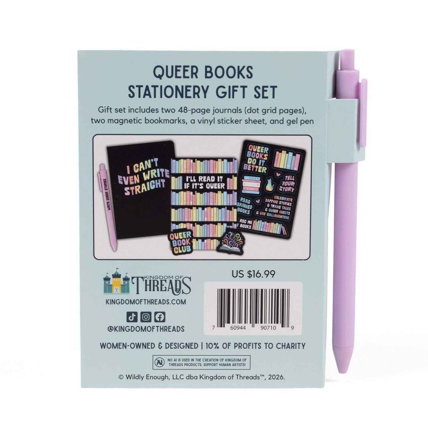 Kingdom of Threads - Queer Books Gift Set