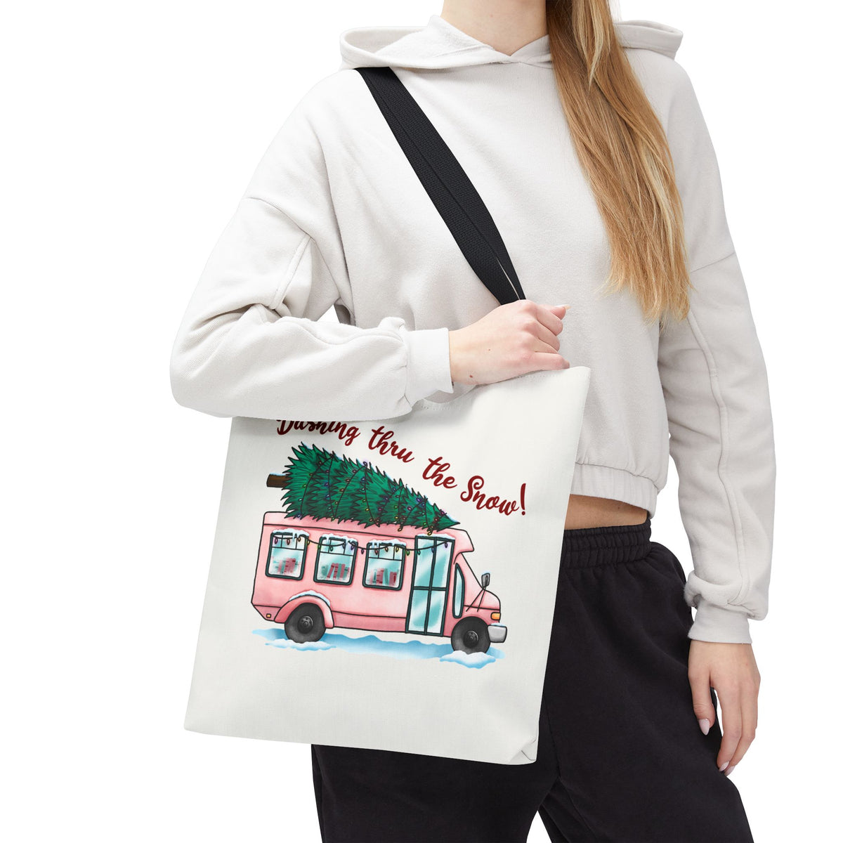 Dashing Through the Snow Tote Bag