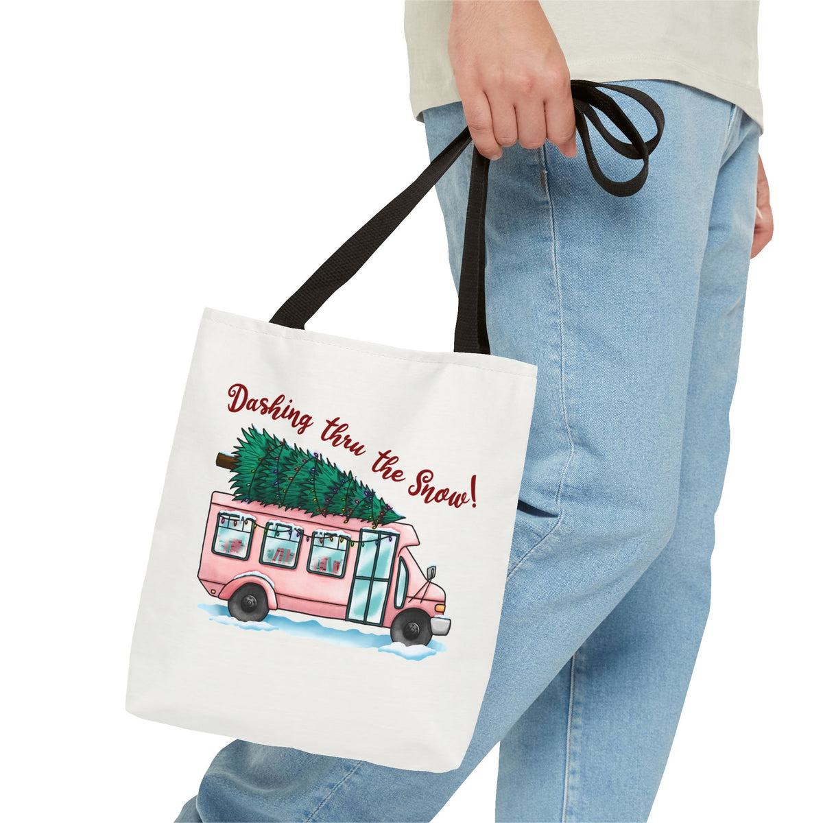 Dashing Through the Snow Tote Bag