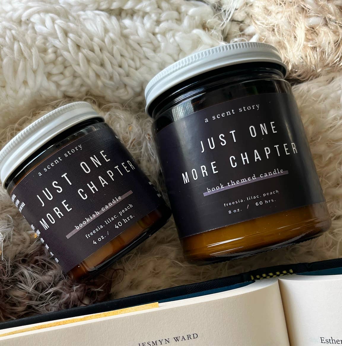 Just One More Chapter - Bookish Candle | Book Themed Candle