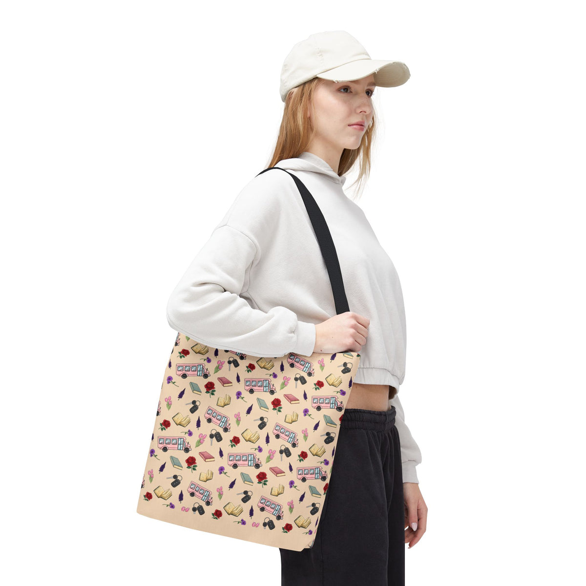 The Enchanted Bookmobile Doodle Tote Bag