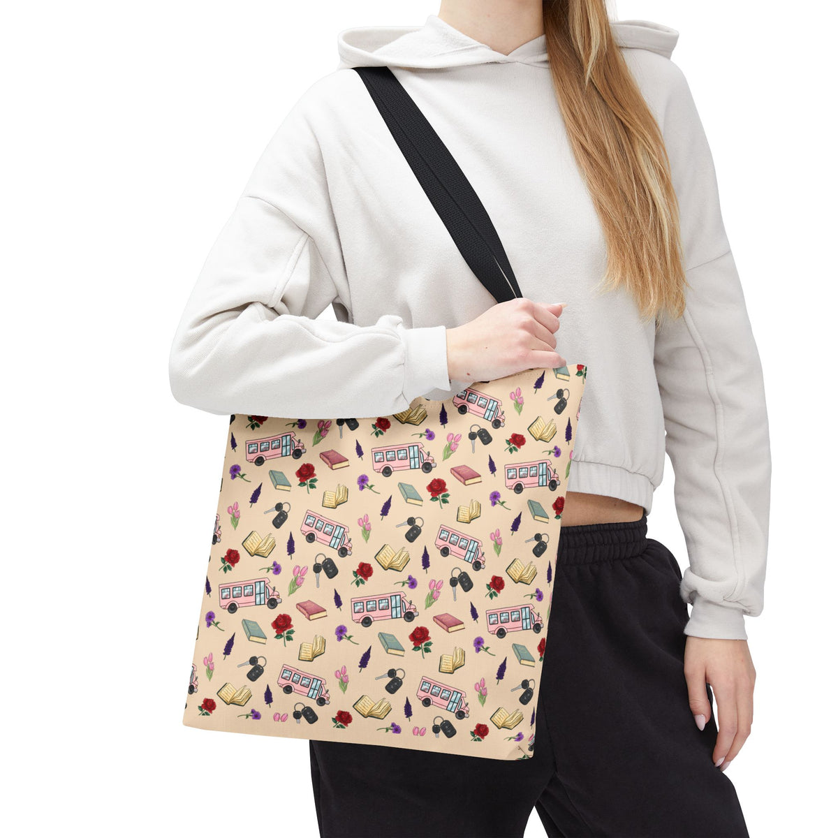 The Enchanted Bookmobile Doodle Tote Bag