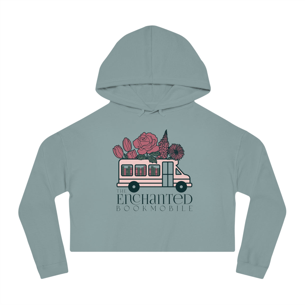 Enchanted Bookmobile Cropped Hoodie