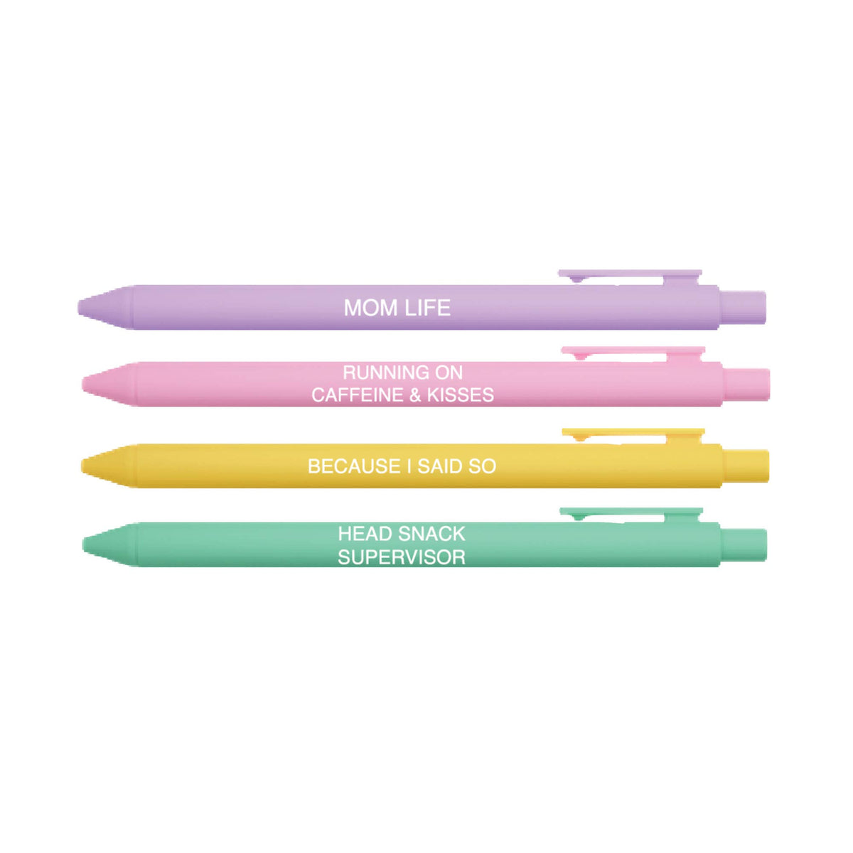 Little Lovelies Studio - Mom Life Pen Set – Funny & Sweet Mom Gift Pens