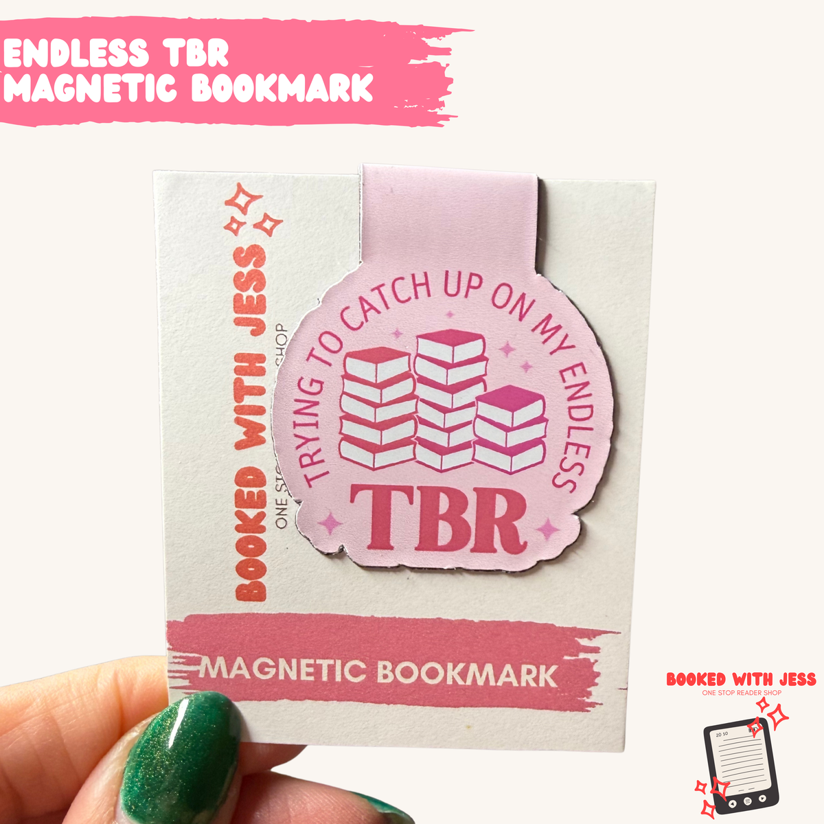 Endless TBR Magnetic Bookmark