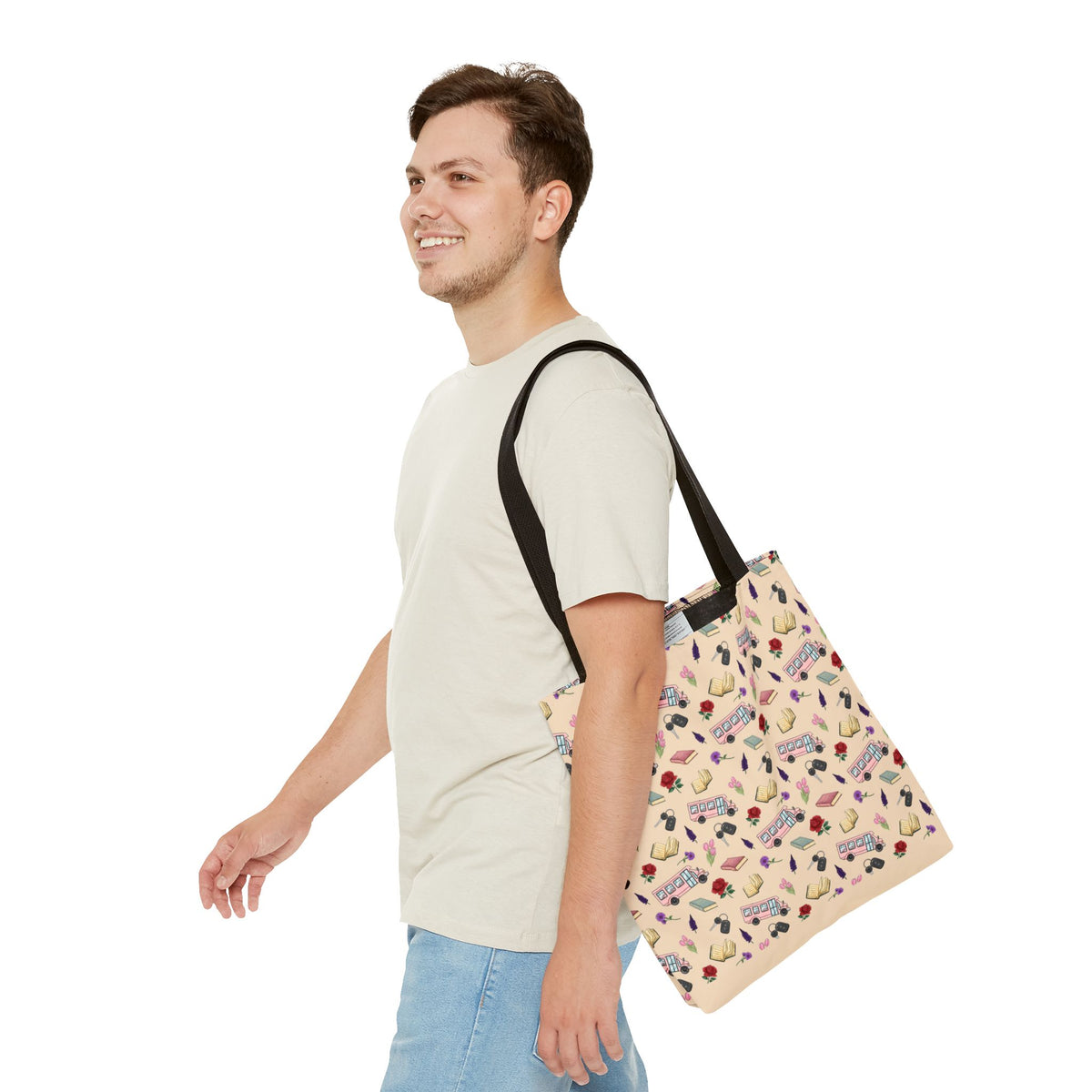 The Enchanted Bookmobile Doodle Tote Bag