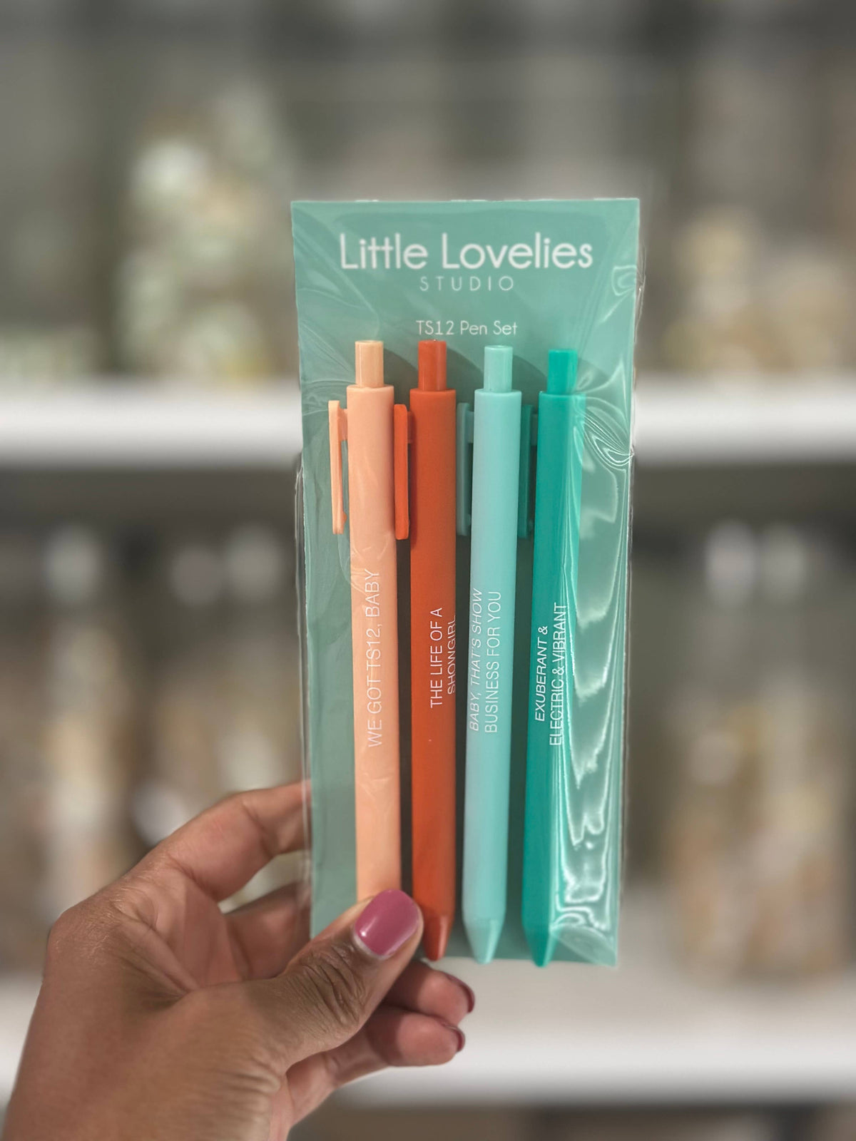 Little Lovelies Studio - TS12 Pen Set – The Life of A Showgirl-Inspired Pens, 4-Pack