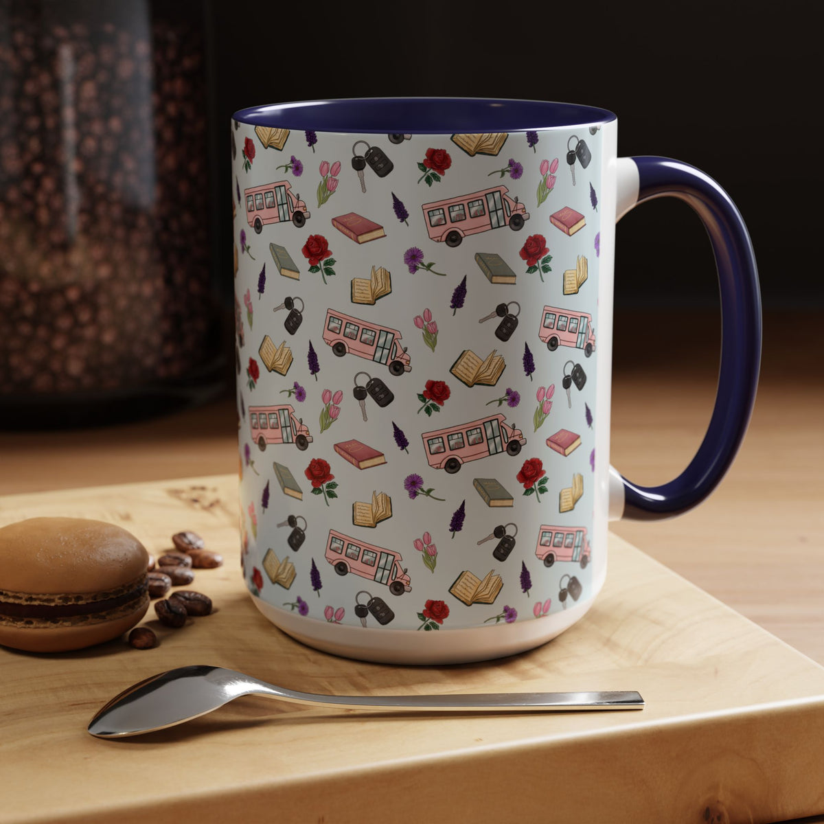 The Enchanted Bookmobile Doodle Coffee Mug