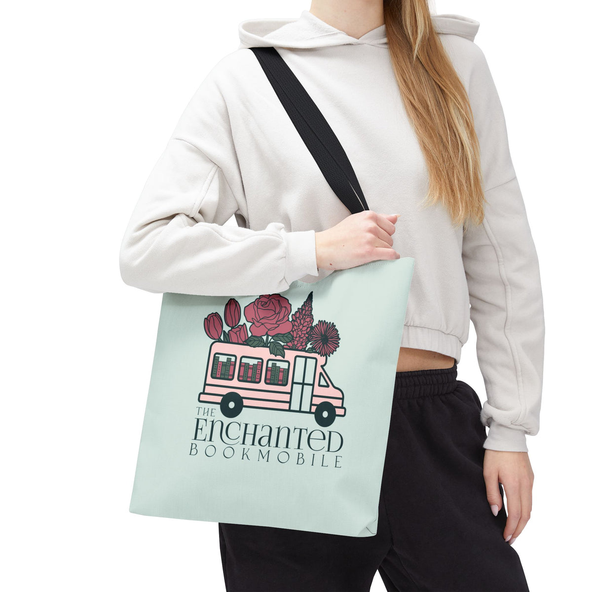 The Enchanted Bookmobile Logo Tote Bag