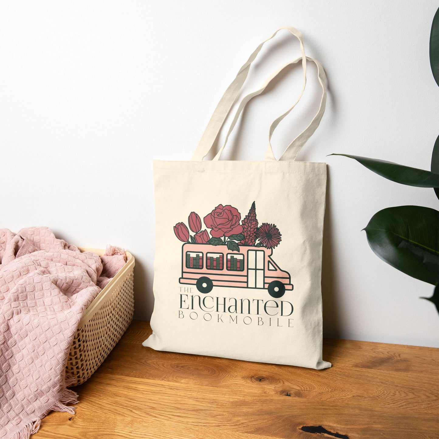 *NEW* The Enchanted Bookmobile Cotton Canvas Tote Bag