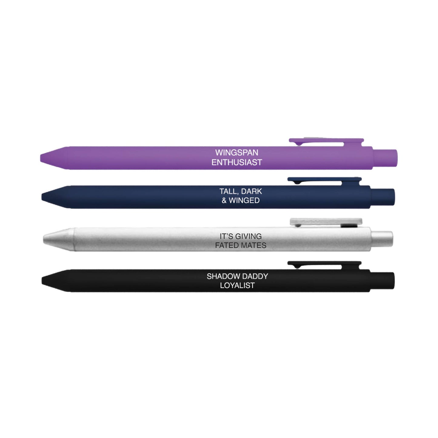 Little Lovelies Studio - Romantasy Bookish Pen Set - Fantasy Romance Pen Set