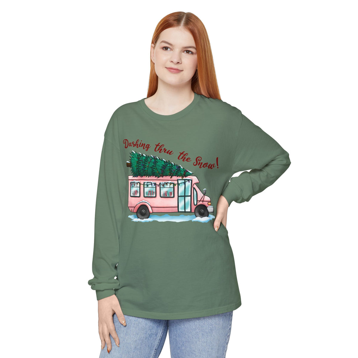 Dashing Thru the Snow Long Sleeve Tee