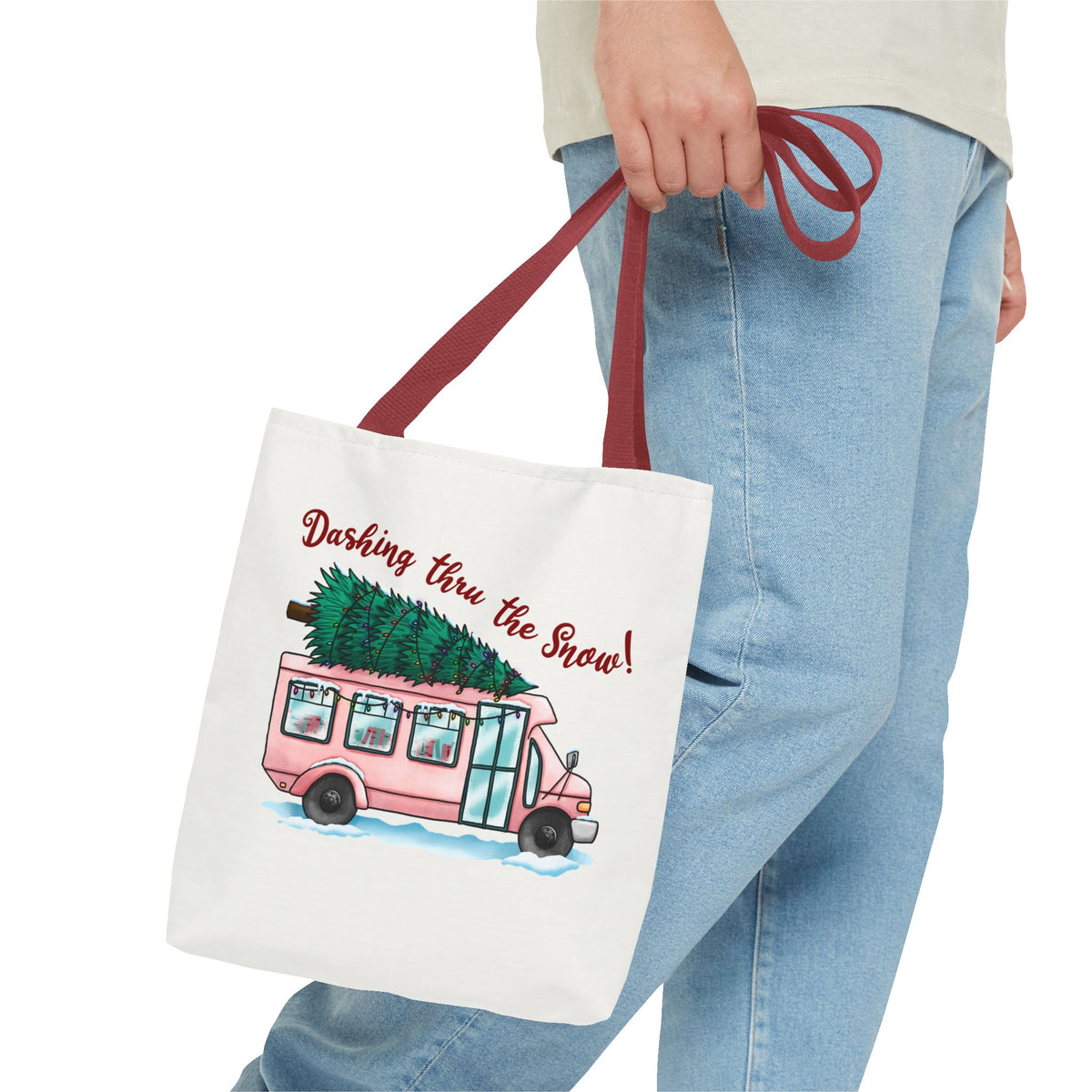 Dashing Through the Snow Tote Bag