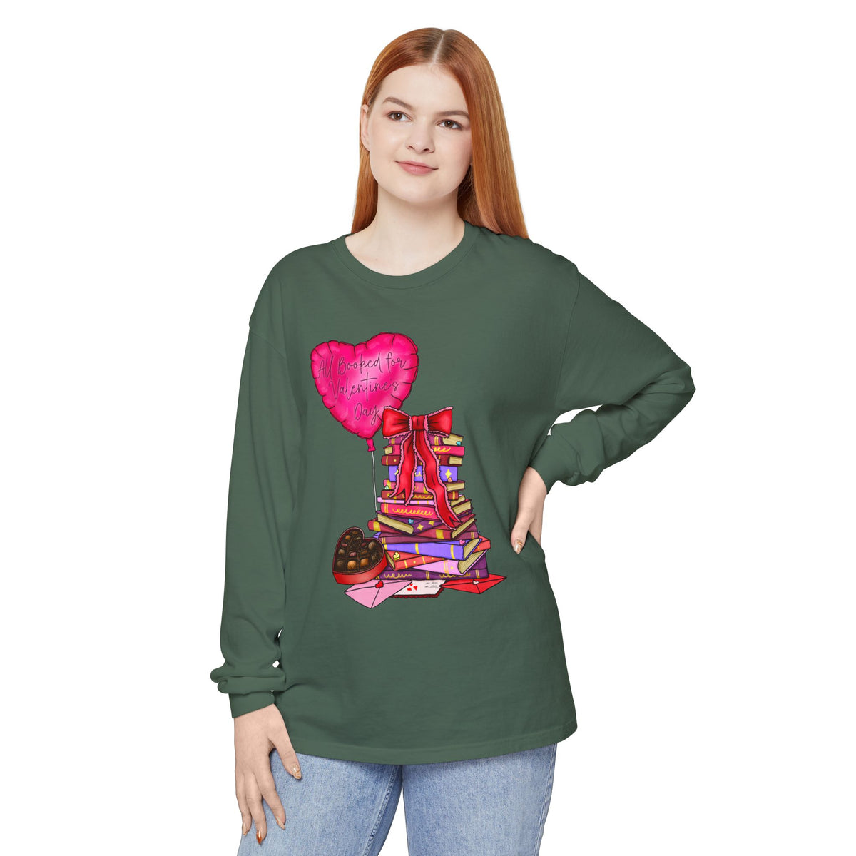 All Booked for Valentine's Long Sleeve Tee