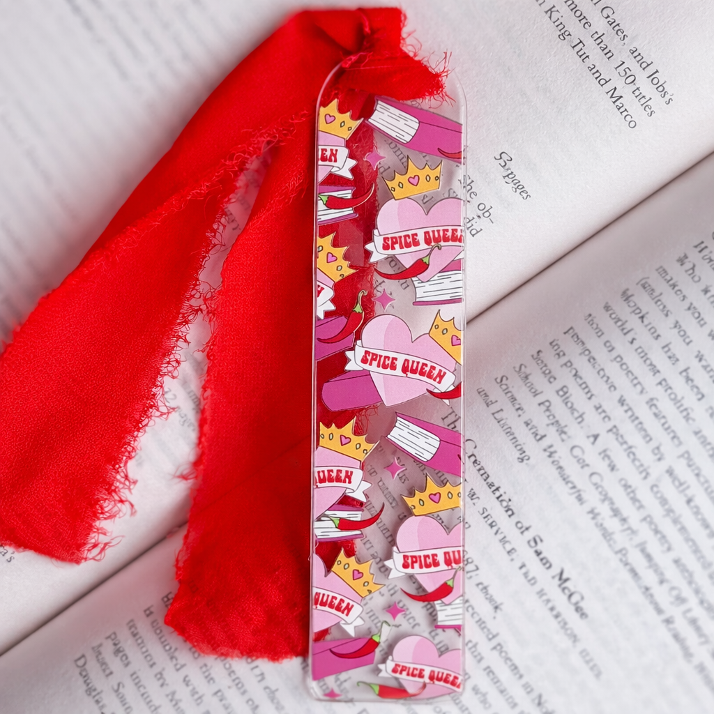 Spice Queen Acrylic Bookmark – Bookish Valentine Gift