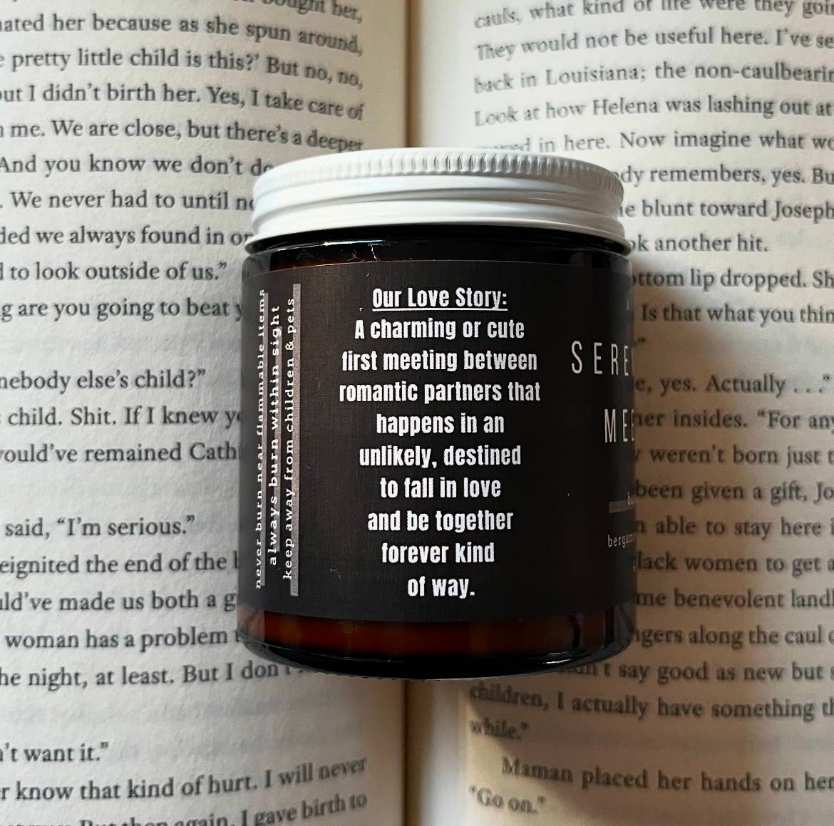 A Scent Story Candle Co - Serendipitous Meet - Cute | Bookish Candle | Soy Wax