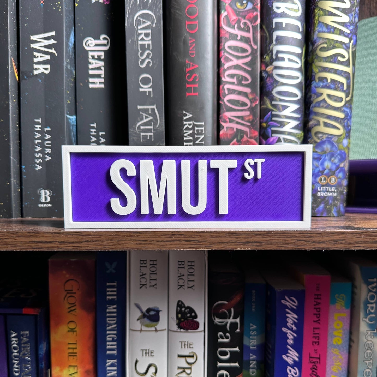 Smut Street Sign | Bookshelf Decor