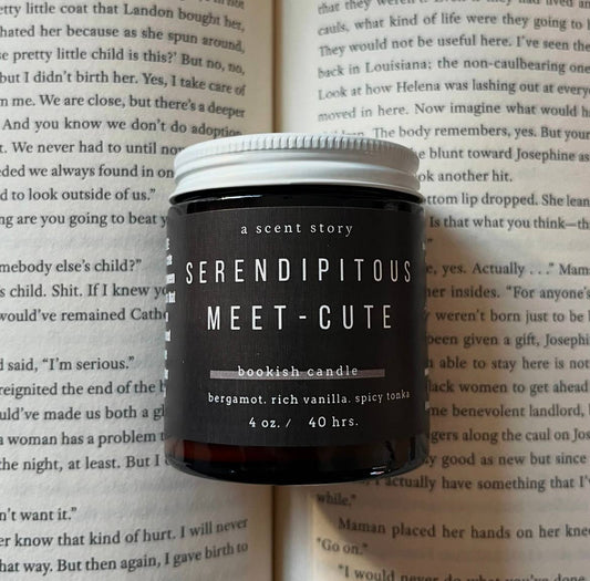 A Scent Story Candle Co - Serendipitous Meet - Cute | Bookish Candle | Soy Wax