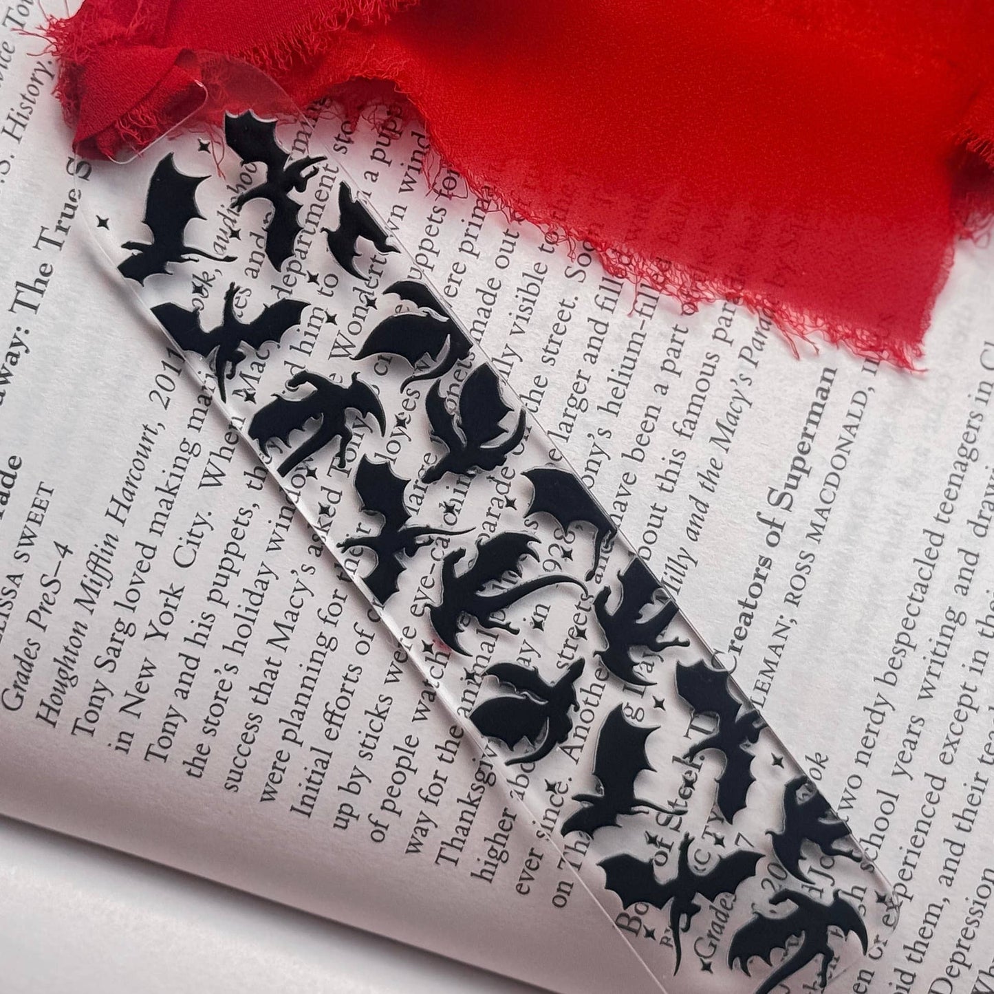 Dragon Rider Acrylic Bookmark – Bookish Valentine Gift
